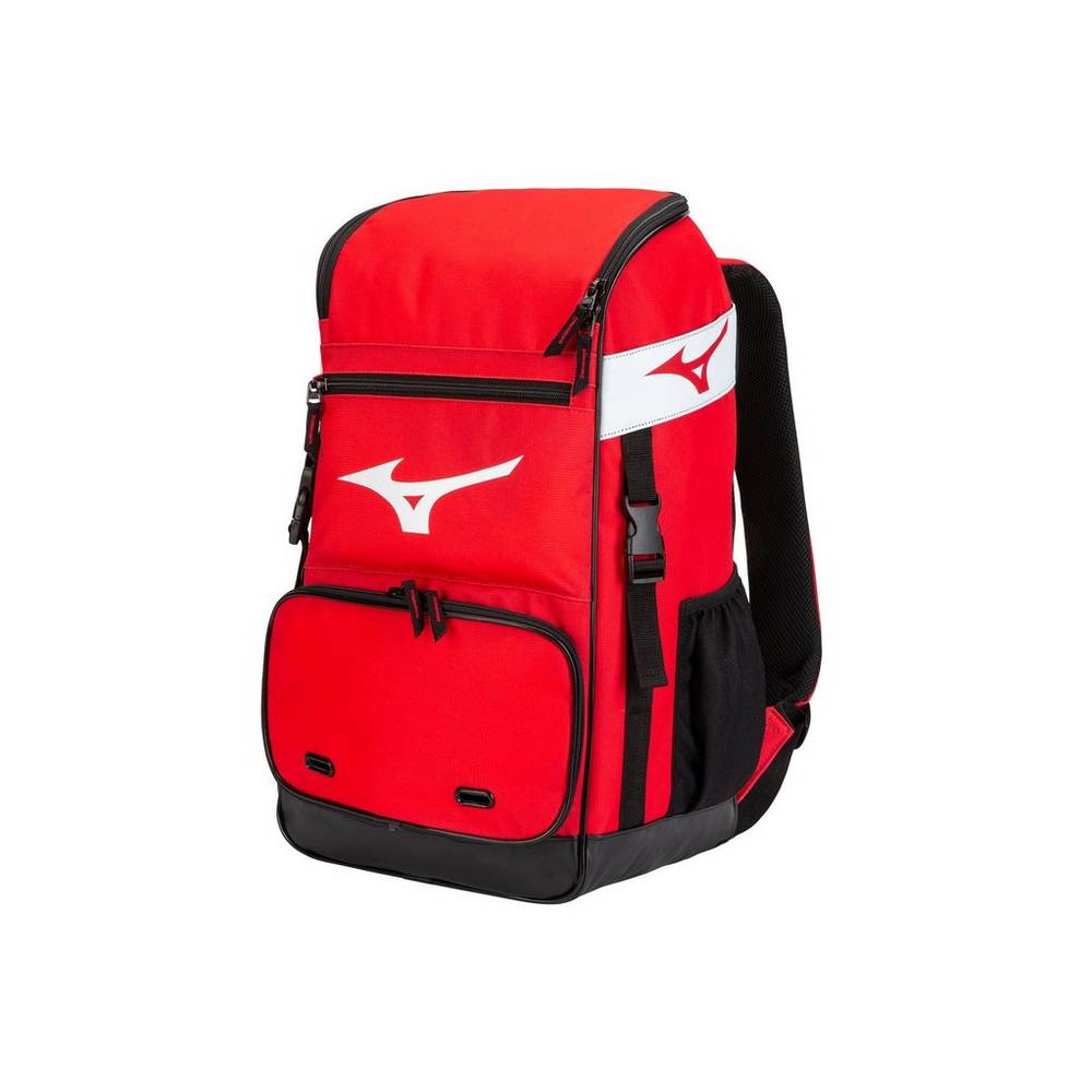 Panske Batoh Mizuno Organizer 21 Baseball Červené Vypredaj EVCT68105